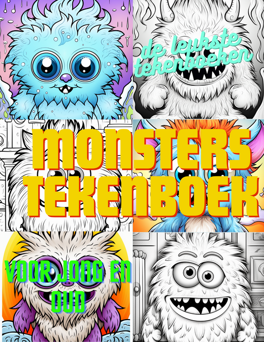 het monsters tekenboek