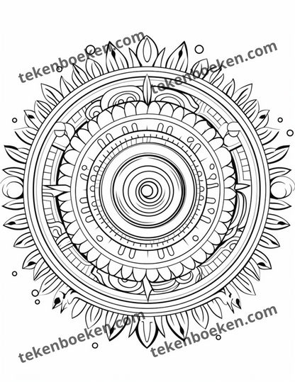 Mandala tekenboek